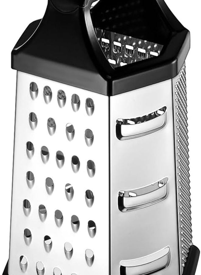 9 Inch Six Sided Vegetable Grater Handheld Slicer Multi Function Food Shredder Cheese Grater - Image 1